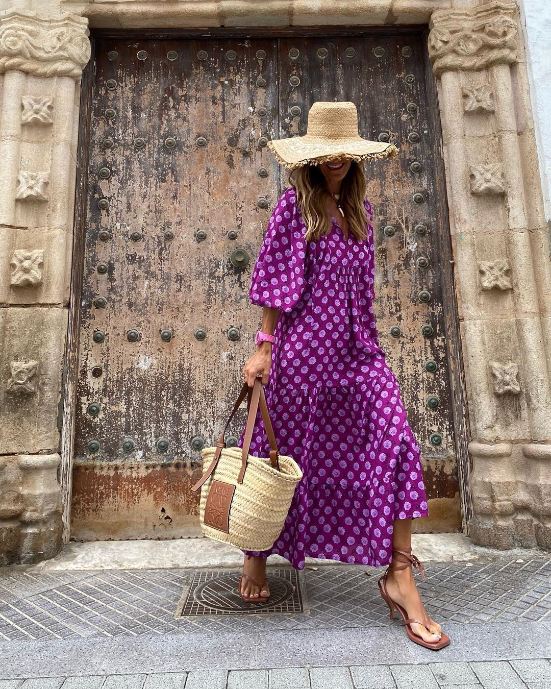kwiat | Długa sukienka w stylu boho
