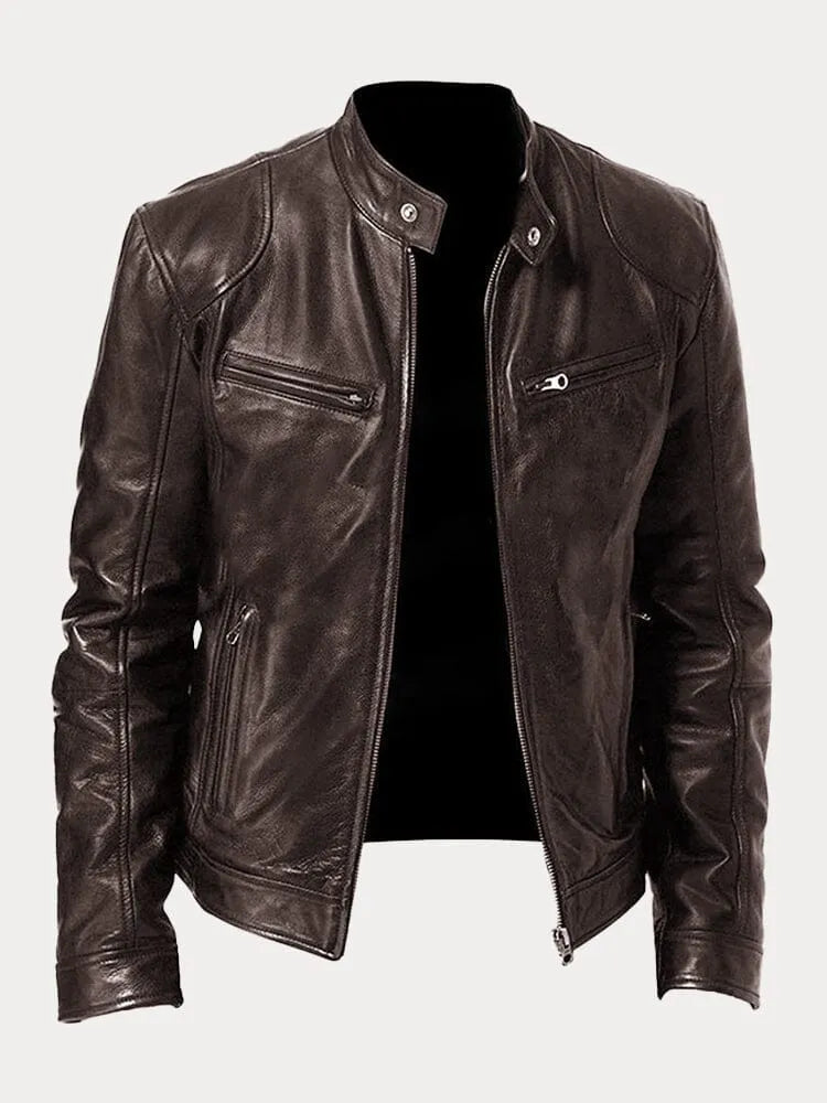 Henryk / Premium Casual Skórzana Kurtka