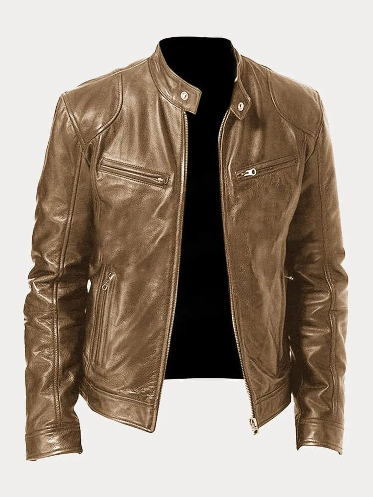 Henryk / Premium Casual Skórzana Kurtka