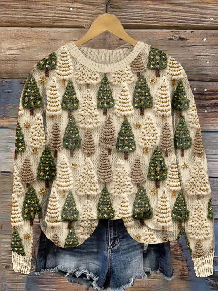 Anja™ – Świąteczny sweter Happy (Oferta na Czarny Piątek)