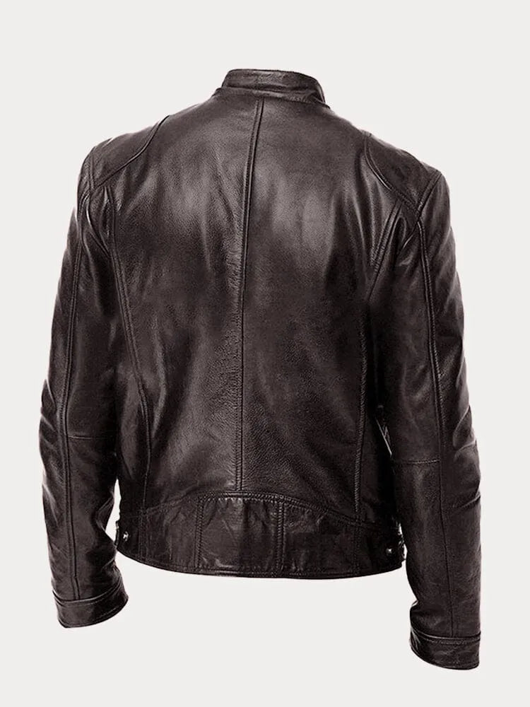 Henryk / Premium Casual Skórzana Kurtka