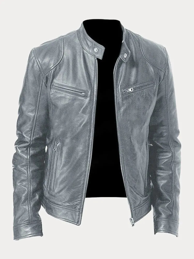 Henryk / Premium Casual Skórzana Kurtka